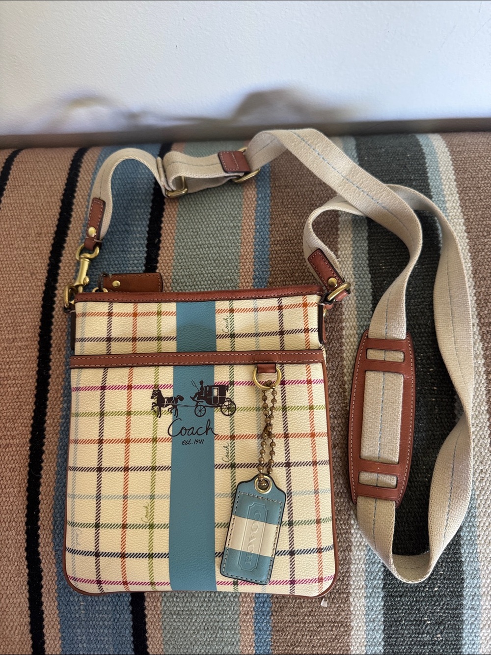 Coach Heritage Tattersall Crossbody, 2008